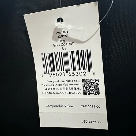 NWT Kate Spade Kip Nylon Small Tote bag NWT black - Picture 4 of 7